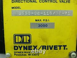 Dynex Rivett 6553-02-115/df-71 Valve De Commande Directionnelle Hydraulique 3000 Psi