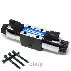 Électrovanne de commande directionnelle hydraulique 4WE6 D03 NG6 taille 6 12 V CC Deutsch
