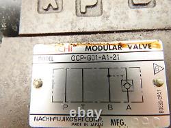 Embout De Valve Modulaire Pour Électrovanne Directionnelle Directionnelle Nachi Sld-g01-a3x-c1-g30