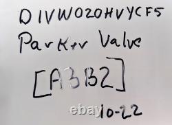 Ensemble de vanne de commande directionnelle hydraulique Parker D1VW020HVYCF5 82 A3B2