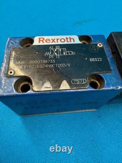 Ensemble de vanne solénoïde de contrôle directionnel hydraulique Rexroth R900738733