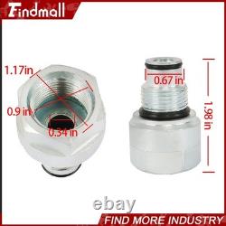 Findmall Valve de commande directionnelle hydraulique 6 tiroirs 11 GPM + bouchon de conversion