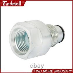 Findmall Valve de commande directionnelle hydraulique 6 tiroirs 11 GPM + bouchon de conversion