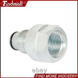 Findmall Valve de commande directionnelle hydraulique 6 tiroirs 11 GPM + bouchon de conversion