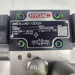 HYDAC 4WE 6 J A01-12DGV Valve de commande directionnelle hydraulique 350 bar 12 V