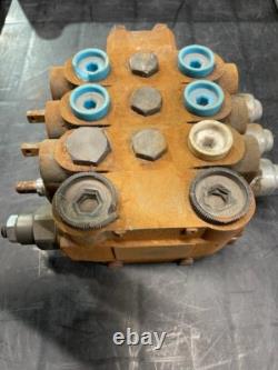 HYFL024 Valve de commande directionnelle hydraulique à 3 tiroirs, double effet, 6 voies