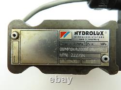Hydrolux Hydraulique Directionnel Proportionnel Valve De Contrôle Solénoïde Dbmp 24v