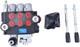 Lssoch Valve De Commande Directionnelle Hydraulique &agrave; 3 Tiroirs Avec Joystick 11 Gpm 40 L 3x