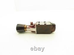 Manuel de la vanne directionnelle hydraulique Rexroth HydroNorma 4WMD 5 N2.3/F à bouton rotatif