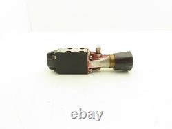 Manuel de la vanne directionnelle hydraulique Rexroth HydroNorma 4WMD 5 N2.3/F à bouton rotatif