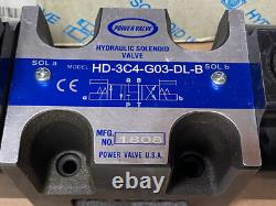 NOUVEAU SOUPAPE DE PUISSANCE Vanne Solénoïde Directionnelle Hydraulique HD-3C4-G03-DL-B 4 Voies 24VDC
