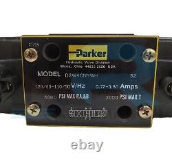 NOUVELLE Vanne de commande directionnelle hydraulique Parker D3W4CNYWH 120/60-110/50 V/Hz