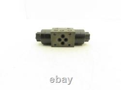 Nachi SLD-G01-E3X-C1-G30 vanne hydraulique directionnelle à commande électromagnétique 110 V Nachi SLD-G01-E3X-C1-G30 vanne hydraulique directionnelle à commande électromagnétique 110 V