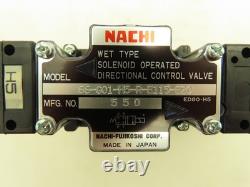 Nachi SS-G01-H5-R-E115-E20 Électrovanne hydraulique de commande directionnelle 120V D03