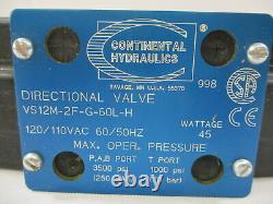 New Continental Hydraulics Vs12m-2f-g-60l-h Valve Directionnelle