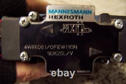 Nouveau Mannesmann Rexroth Hydraulique Valve Directionnelle 120 Vac 4weh10d44/of6ew110