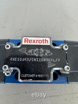 Nouvelle vanne de contrôle directionnel hydraulique Rexroth 110/120v 4we10j4x/cw110n9dal/v