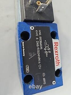 Nouvelle vanne hydraulique directionnelle à solénoïde OEM REXROTH 4WE 6 D62/EG24N9K4/ZV