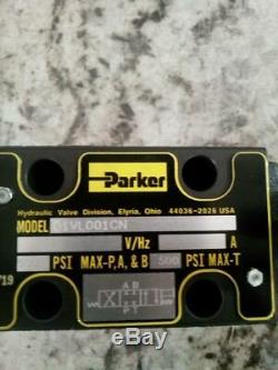 Parker D1vl001cn 22,0 Débit Max 5000 Gpm Max Psi Hydraulique Valve Directionnelle