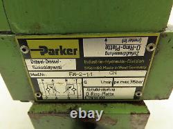 Parker D1vw Hydraulique Contrôle De Débit Directionnel Valve Solénoïde Stack 120v Green