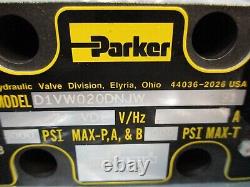 Parker D1vw020dnjw Valve Directionnelle Hydraulique 24 VDC 1.39a 5000psi Nouveau