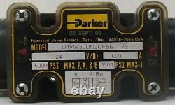 Parker D1vw30dnjcf56-75 Valve De Commande Directionnelle Hydraulique 5000psi