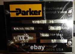 Parker D3w1evy Vanne Solénoïde Électrique Hydraulique Controlvalve 120vac Directionnel
