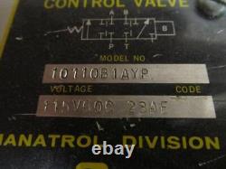 Parker Hannifin 10110B1AYP Valve de commande directionnelle hydraulique à solénoïde 115v
