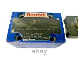 R901186443 Vanne électromagnétique hydraulique directionnelle Rexroth 4WE6JB62/EG24N9K4 24 V CC