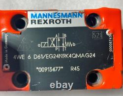 REXROTH 4WE 6 D61/EG24N9K4QMAG24 vanne hydraulique directionnelle REXROTH 4WE 6 D61/EG24N9K4QMAG24 vanne hydraulique directionnelle
