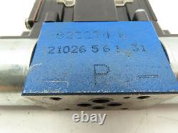 Rexroth 4WE6D61/OFEG24N9DK24L2/62 Vanne directionnelle à solénoïde hydraulique 24V