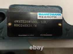 Rexroth, 4WRTE25W500L-31H/6BG24EK31/M, Vanne de Contrôle Directionnel Hydraulique