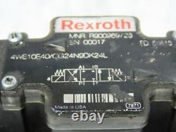 Rexroth 4we10e40/cg24n9dk24l Assemblage De Vanne De Commande De Direction Hydraulique