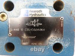 Rexroth 5-4we 10 C33/cg24n9k4 Valve De Bobine De Solénoïde Directionnelle Hydraulique 24vdc