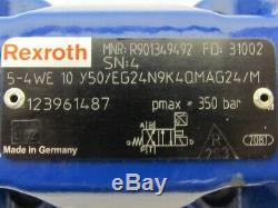 Rexroth 5-4we 10 Y50 / Eg24n9k4qmag24 / N Directionnelle Hydraulique De Commande De Soupape
