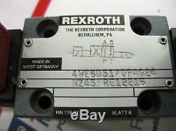 Rexroth Hydraulique Directionnel Électrique Électrovanne De Régulation 4we6d5170fag24
