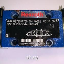 Rexroth R978017756 Valve Directionnelle Hydraulique (#4we-6-j62/eg24n9k4/62)