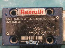Rexroth R978919343 Direction Hydraulique Valve 4wp6y60 / 5 Nouveau