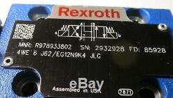 Rexroth R978933802 Hydraulique Commande Directionnelle / Vanne Pilote 4we6 J62 / Eg12n9k4