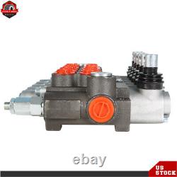 SAE Vanne de commande directionnelle hydraulique Ports 3600 PSI Monobloc 5 Spools 13 GPM