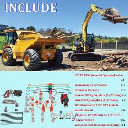 Sélecteur multiplicateur de vanne directionnelle à solénoïde hydraulique DV5008RAG 200 Bar 13GPM