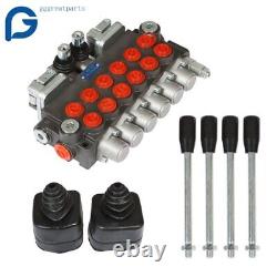 Soupape de commande directionnelle de pelle hydraulique avec 2 joysticks, 6 distributeurs, 11 GPM Nouveau