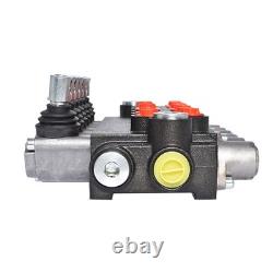 Soupape de commande directionnelle hydraulique BSPP à 6 tiroirs, 11 GPM, 3600 PSI pour tracteurs
