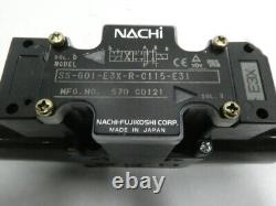 Soupape de commande directionnelle hydraulique Nachi SS-G01-E3X-R-C115-E31 115v-alternatif