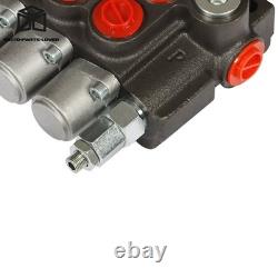 Soupape de commande directionnelle hydraulique à 7 tiroirs P40 pour vérin double effet 13 GPM