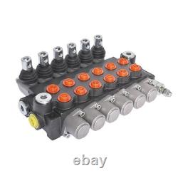 Soupape de commande hydraulique 3600 PSI à double effet, 6 tiroirs, 13 GPM, ports SAE, neuve