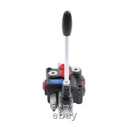 Soupape de commande hydraulique à 1 tiroir, 8 GPM, 3500 PSI, double effet, ports SAE 8