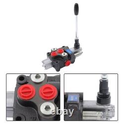 Soupape de commande hydraulique à 1 tiroir, 8 GPM, 3500 PSI, double effet, ports SAE 8