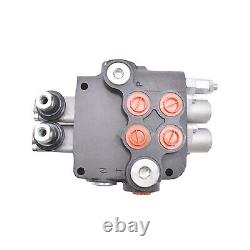 Valve de commande directionnelle double effet hydraulique à deux bobines Mitoharet 2 pour tracteur