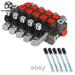 Valve de commande directionnelle hydraulique 13 GPM à double effet, SAE 5, à 1 tiroir